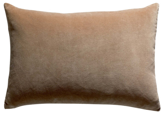 Coussin uni Elise Camel 40 X 65