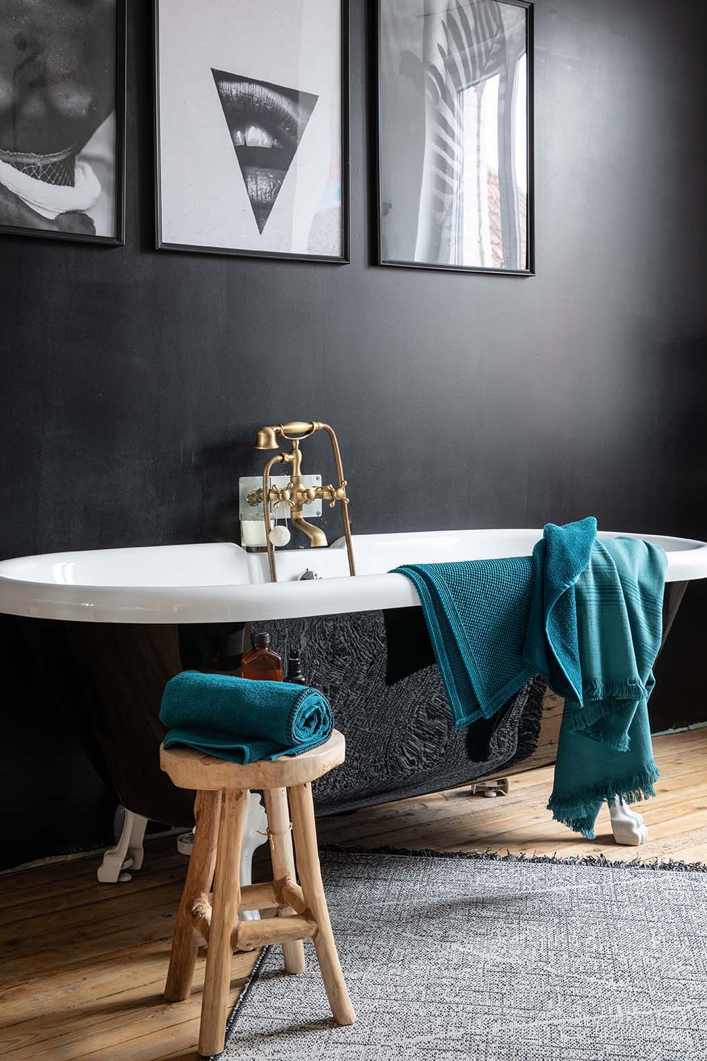 Tapis de bain Etia Paon 54 X 110