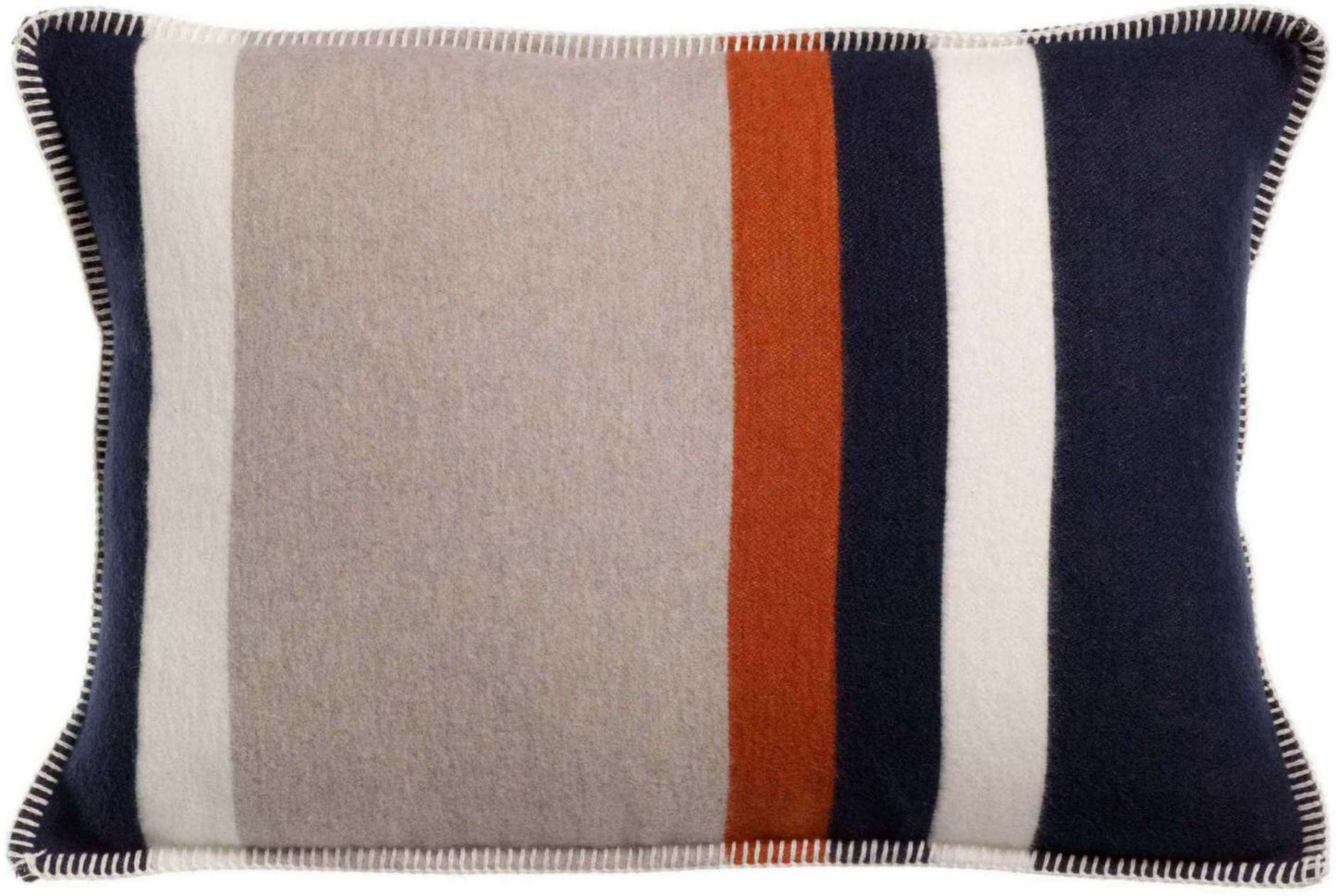 Coussin jacquard recyclé Gioia Marine 40 x 65