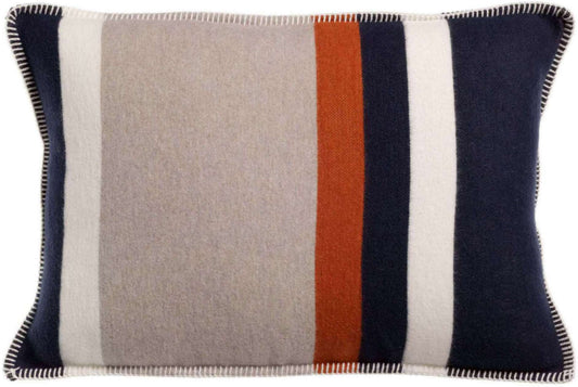 Coussin jacquard recyclé Gioia Marine 40 x 65