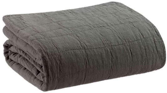 Jeté recyclé Titou Carbone 180 X 260