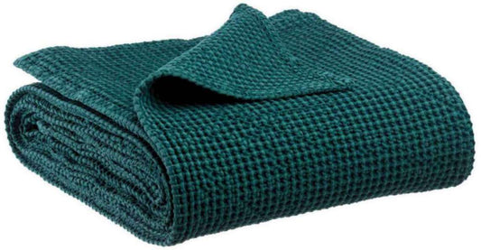 Plaid Maia Pétrole 140 x 200