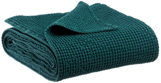 Jeté de lit Maia Pétrole 180 x 260