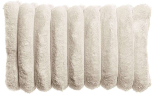 Alice coussin uni Neige 30 X 50