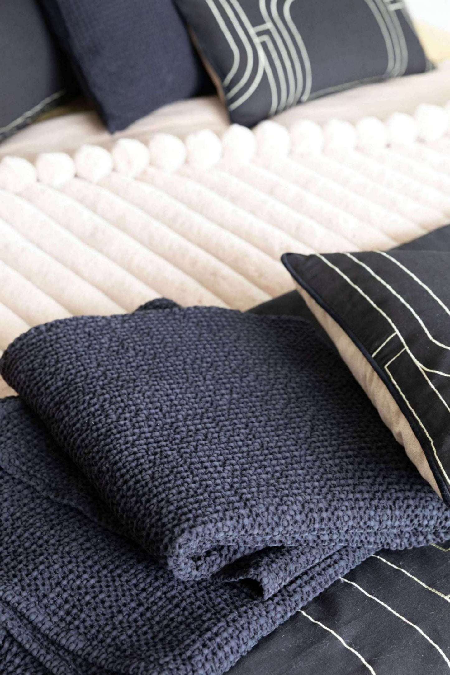 Alice coussin uni Neige 30 X 50