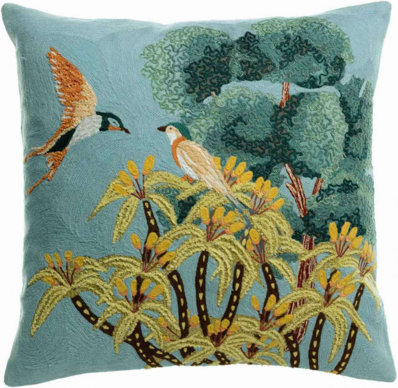 Coussin brodé Lola Multico 45 x 45