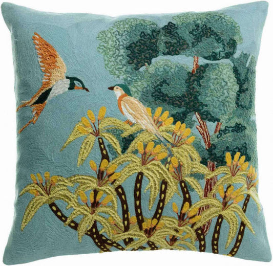 Coussin brodé Lola Multico 45 x 45