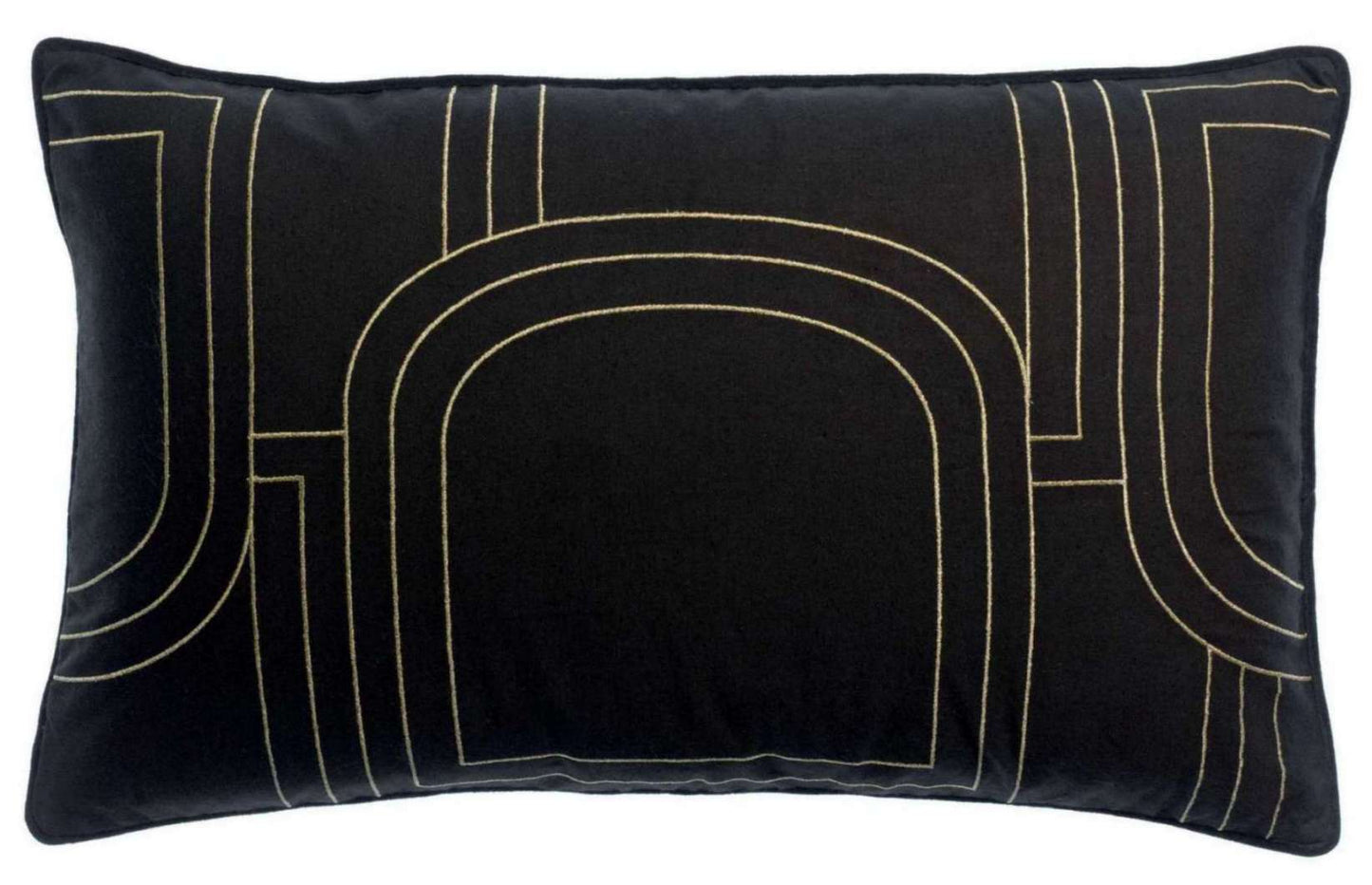 Coussin brodé Jaden Caviar 40 X 65