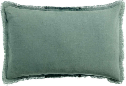 Coussin uni Laly Prusse 30 x 50