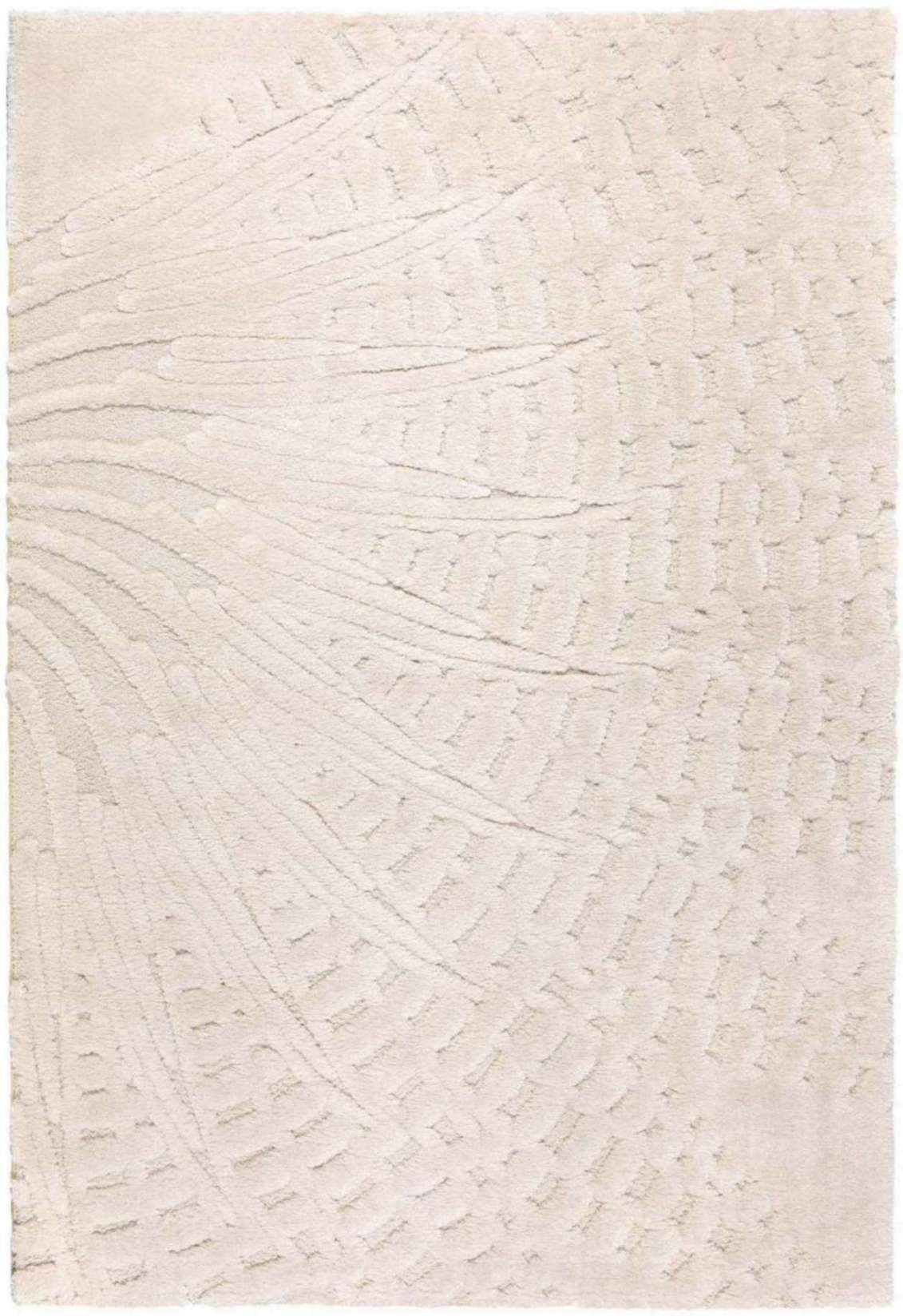 Tapis recyclé Ewan Ivoire 200 x 290 x 2