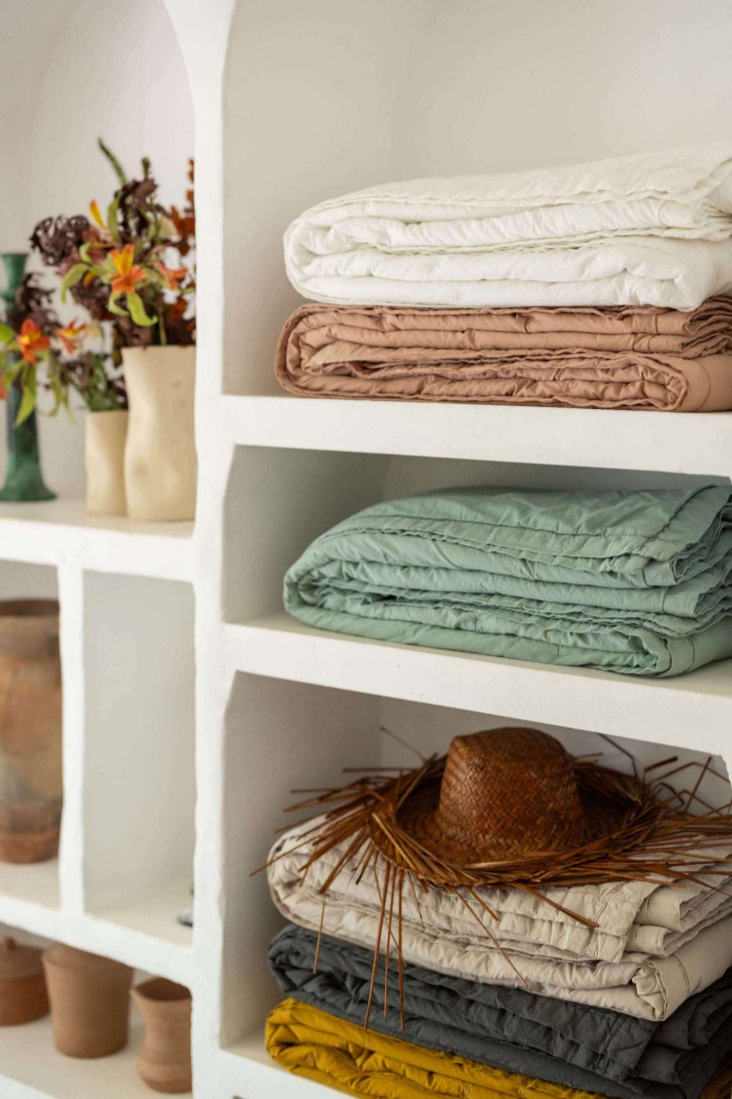 Jeté de lit Tika Safran 180 x 260