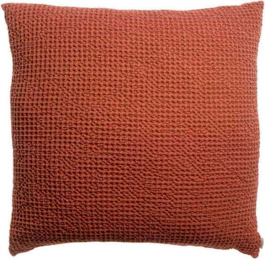 Coussin uni Maia Sienne 45 x 45