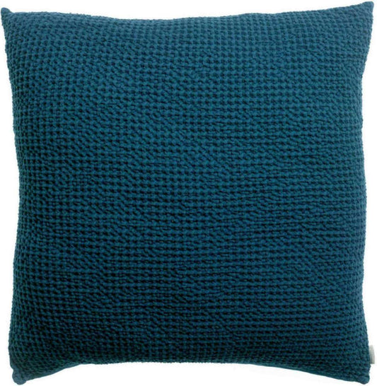 Coussin uni Maia Indigo 45 x 45
