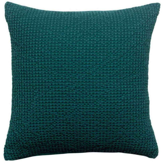 Coussin uni Maia Pétrole 45 x 45