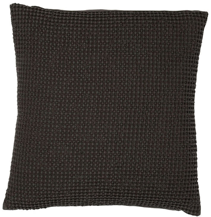 Coussin uni Maia Carbone 45 x 45