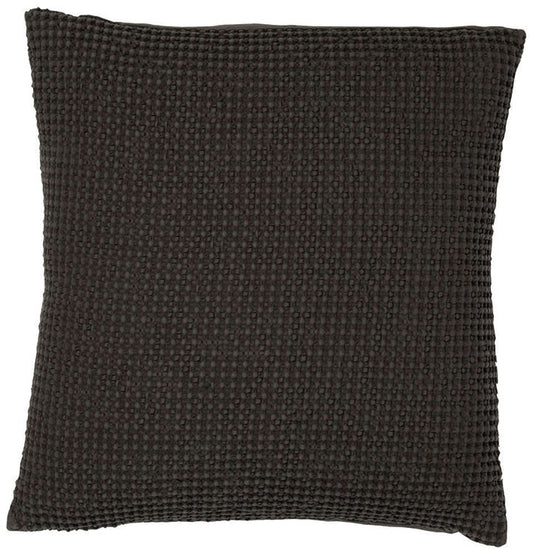 Coussin uni Maia Carbone 45 x 45
