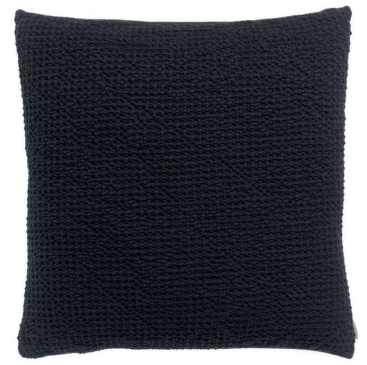 Coussin uni Maia Caviar 45 x 45