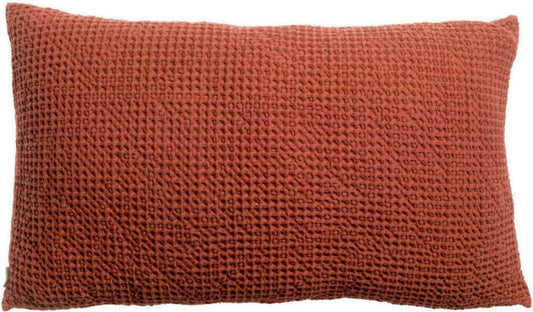 Coussin uni Maia Sienne 30 x 50