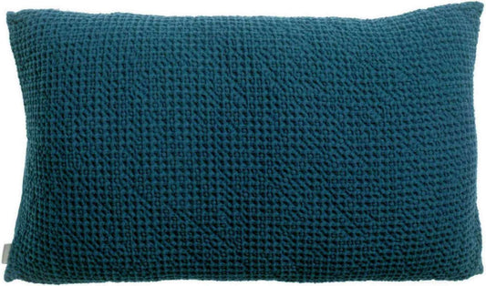 Coussin uni Maia Indigo 30 x 50