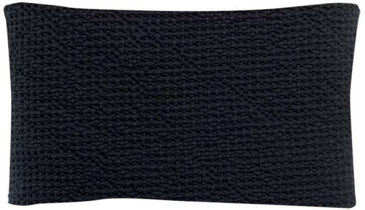 Coussin uni Maia Caviar 30 x 50