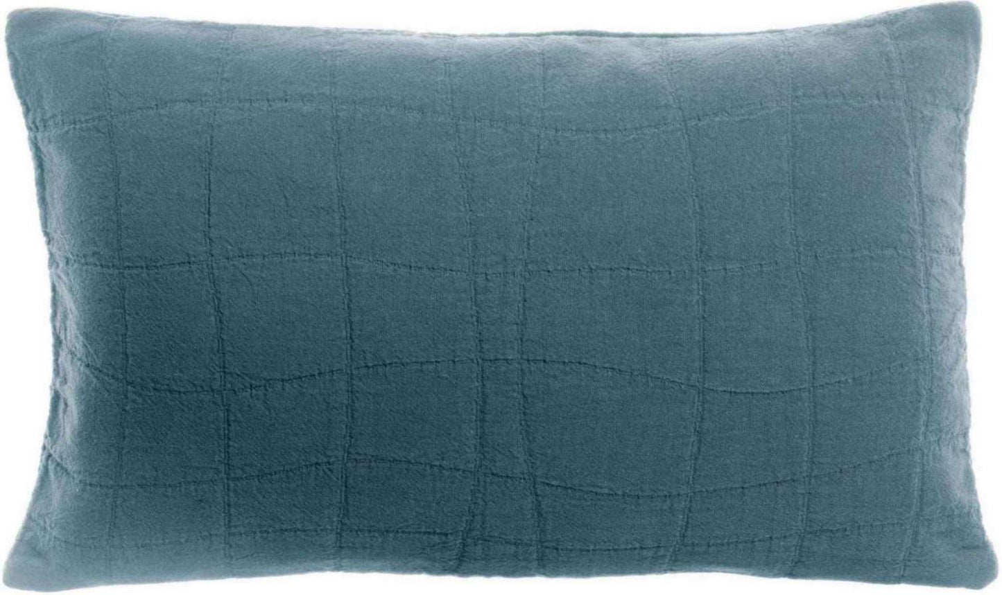 Coussin recyclé Titou Acier 30 x 50