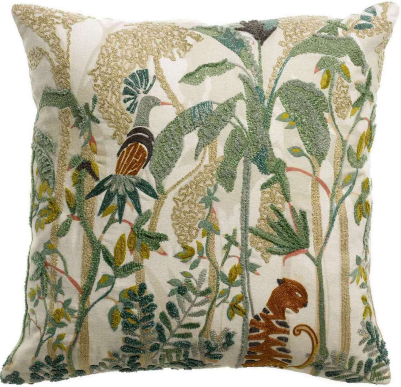 Coussin brodé Raja Multico 45 x 45