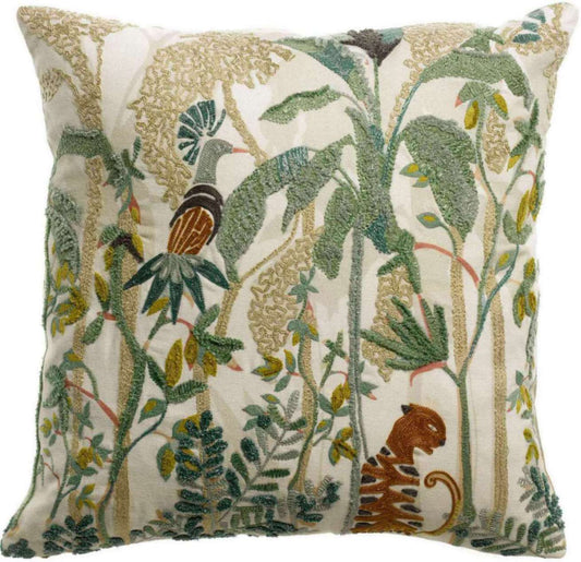 Coussin brodé Raja Multico 45 x 45