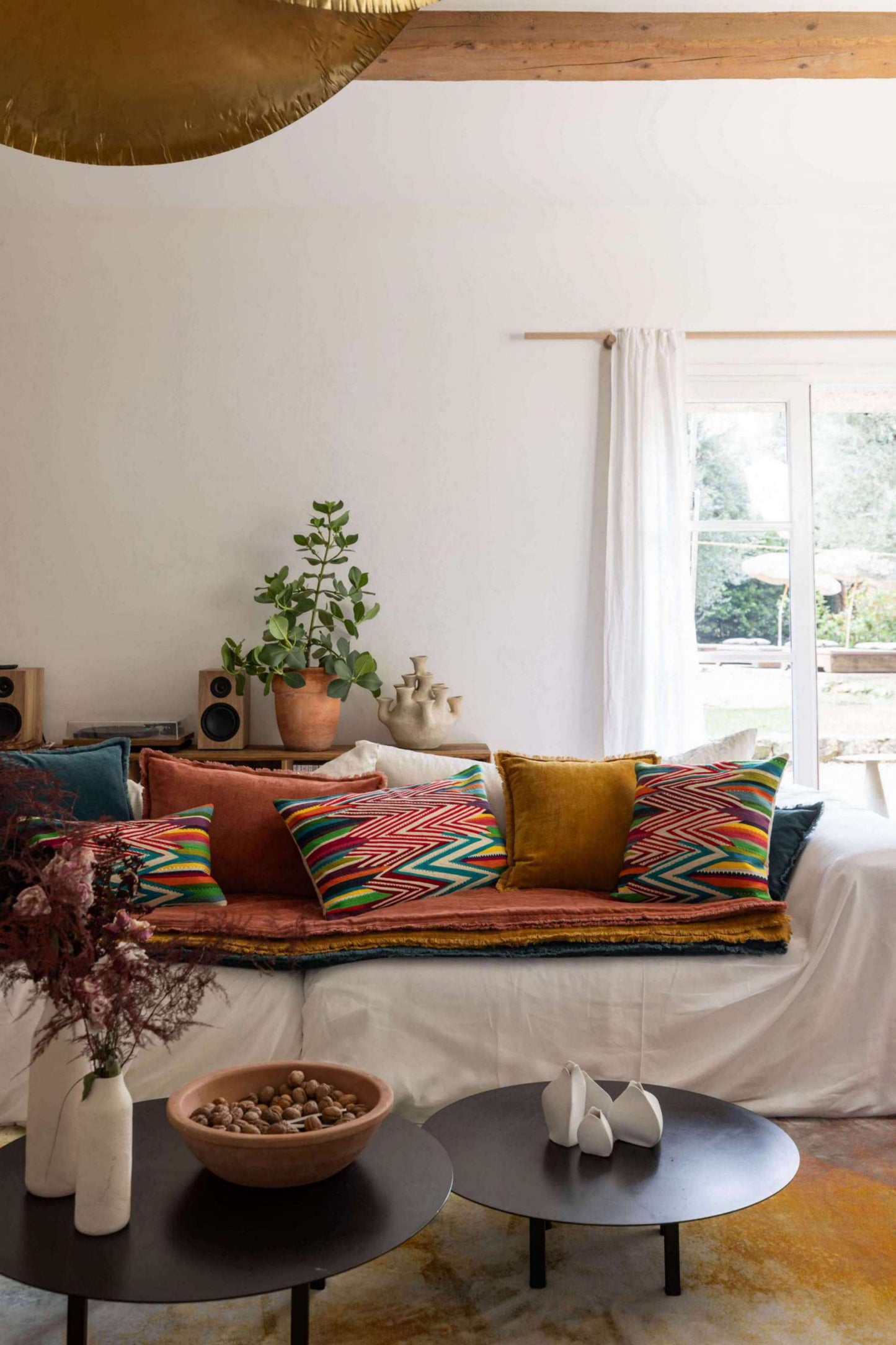 Coussin brodé Zuma Multico 30 x 50