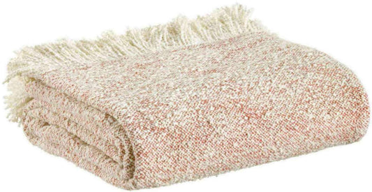 Plaid chiné Jane Sienne 130 x 160