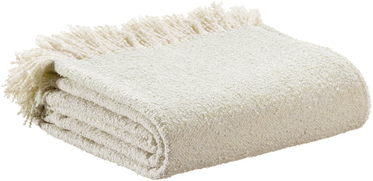 Plaid chiné Jane Perle 130 x 160