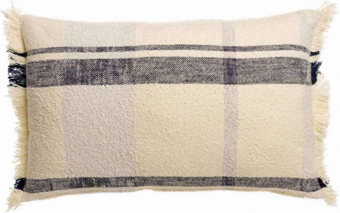 Coussin jacquard Jane Multico marine 40 x 65