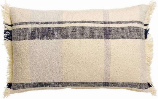 Coussin jacquard Jane Multico marine 40 x 65