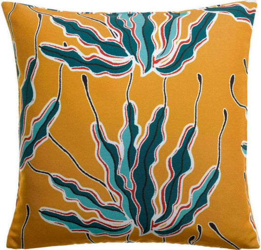 Alga coussin imprimé outdoor Bronze 45 X 45