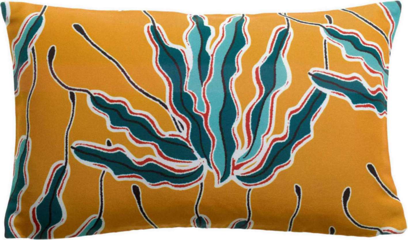 Alga coussin imprimé outdoor Bronze 30 X 50