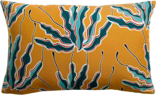 Alga coussin imprimé outdoor Bronze 40 X 65