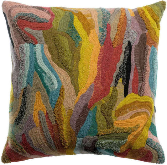 Coussin brodé Betty Mineral 45 x 45