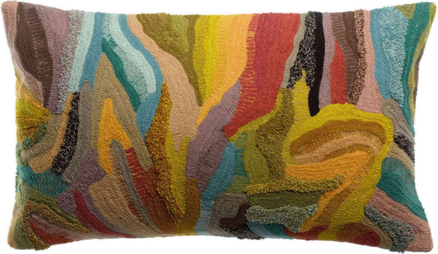 Coussin brodé Betty Mineral 30 x 50