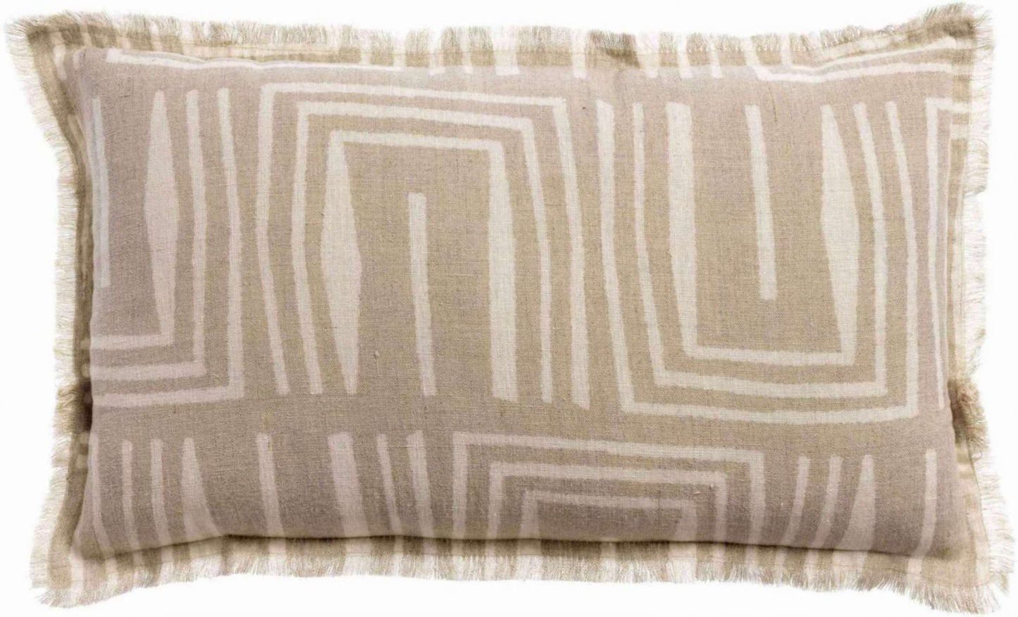 Coussin imprimé Tina Naturel 30 x 50