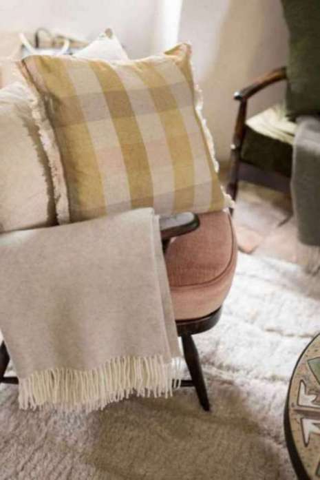 Coussin imprimé Kate Bronze 45 x 45