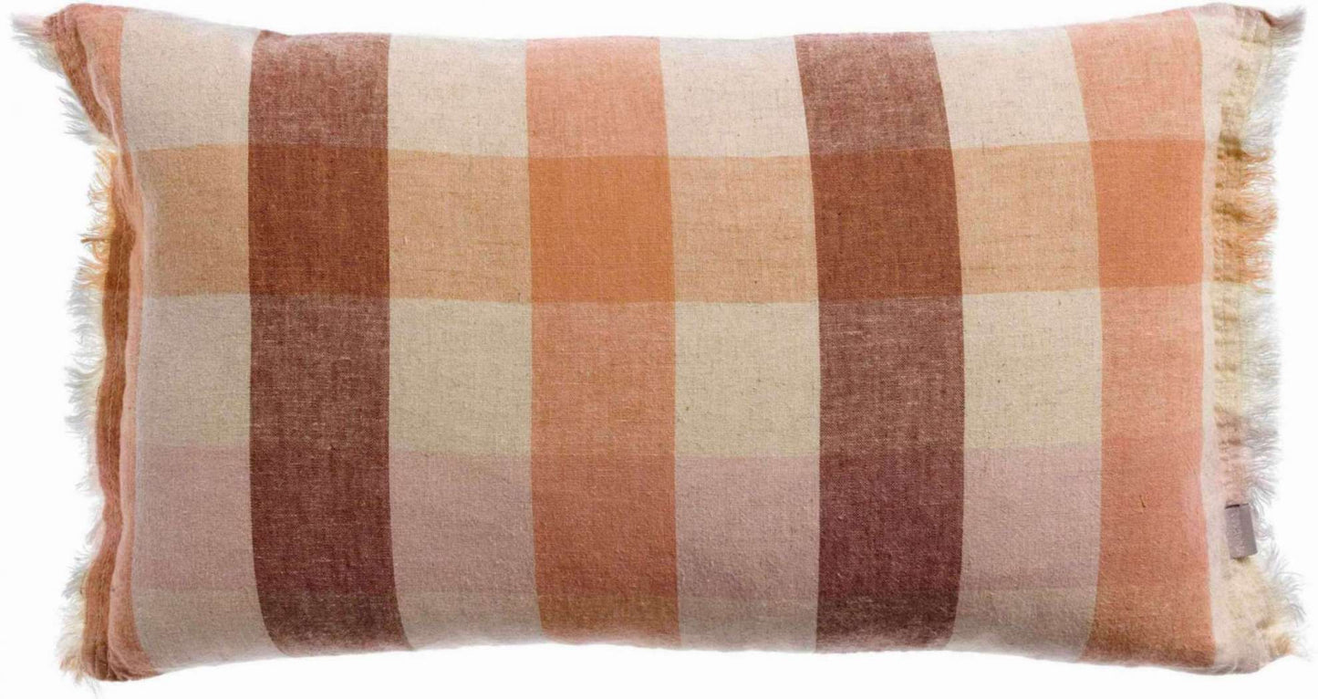 Coussin imprimé Kate Terracotta 30 x 50