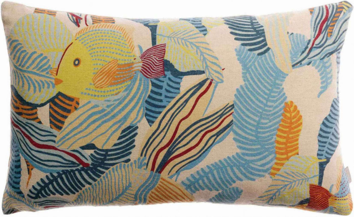 Coussin imprimé Dori Lagon 30 x 50