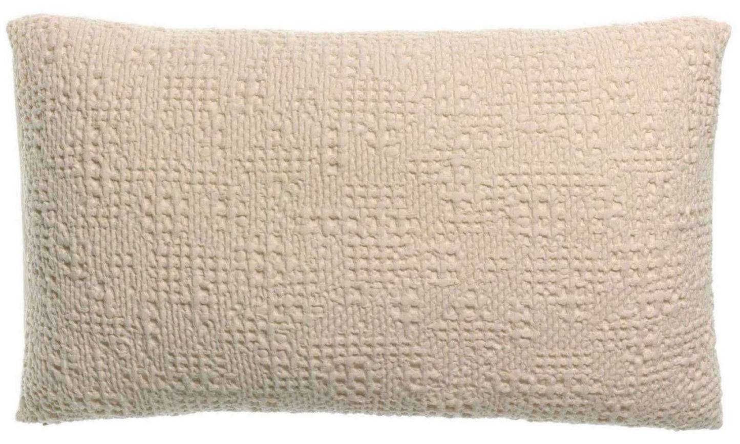 Coussin uni Tana Crème 40 X 65