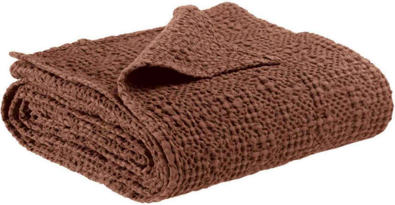 Jeté de lit Tana Tabac 180 x 260
