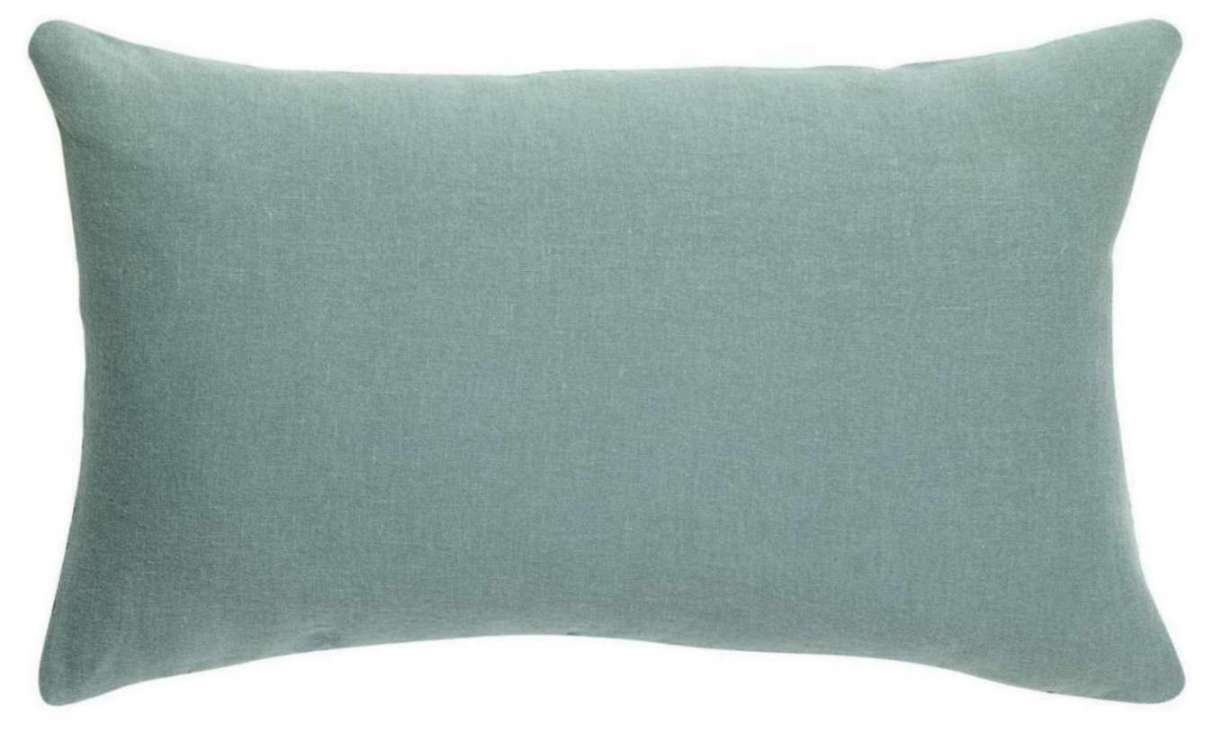 Coussin uni Zeff Vert de gris 30 X 50