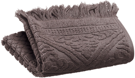 Serviette invité Zoé Ébène 30 x 50