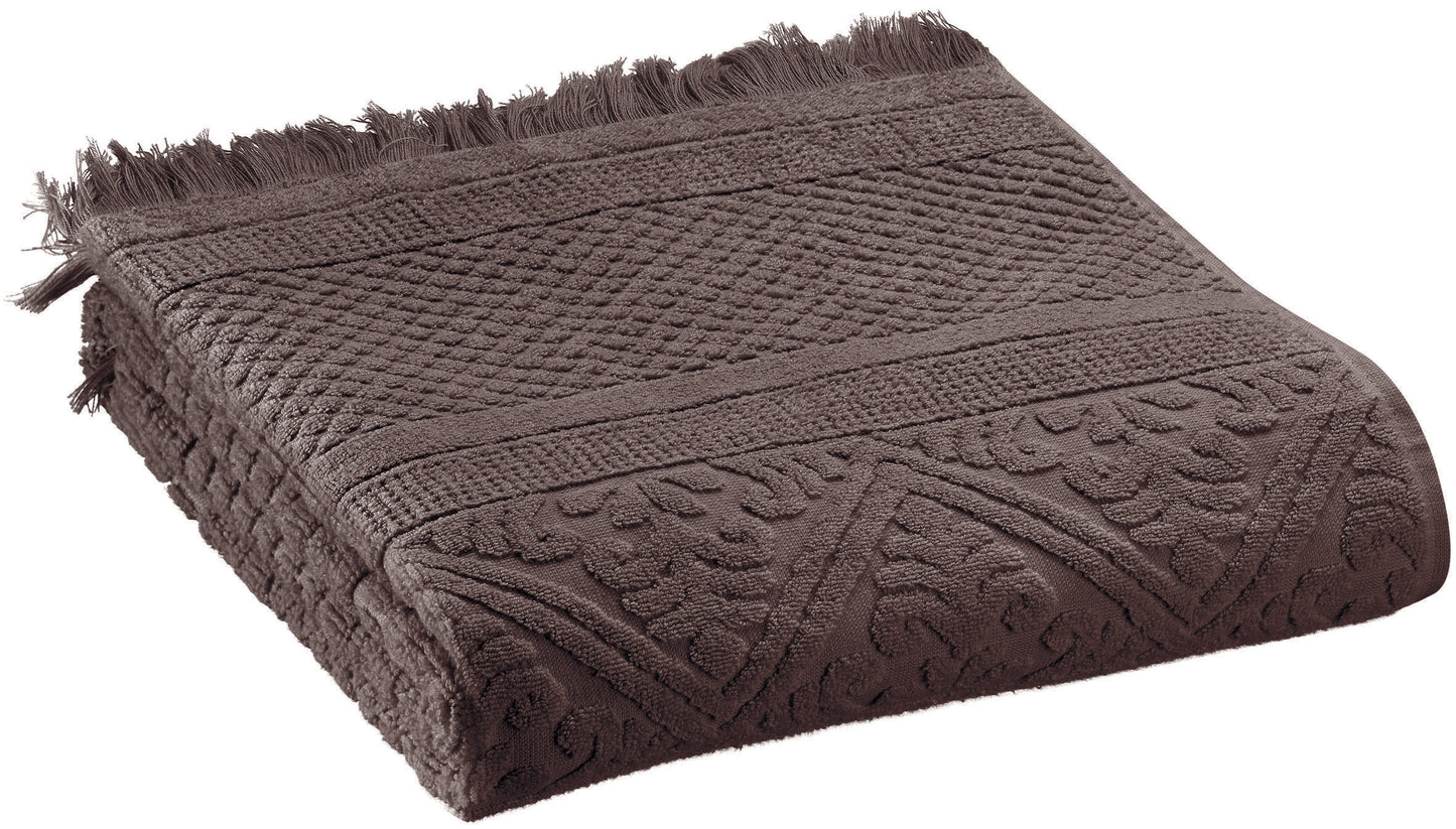 Serviette Zoé Ébène 50 x 100