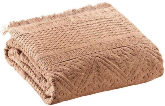 Drap de bain Zoé Noisette 100 x 180