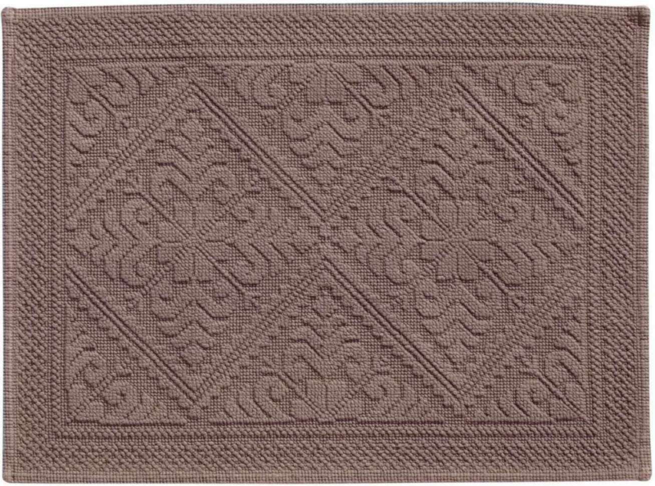 Tapis de bain Enzo Noisette 54 x 64