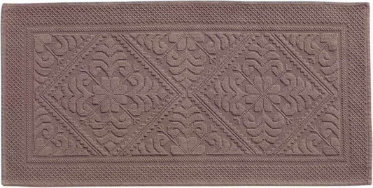 Tapis de bain Enzo Noisette 54 x 110