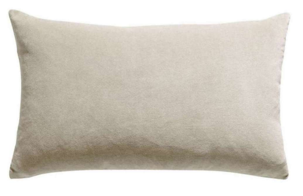 Coussin uni Elise Grège 30 X 50